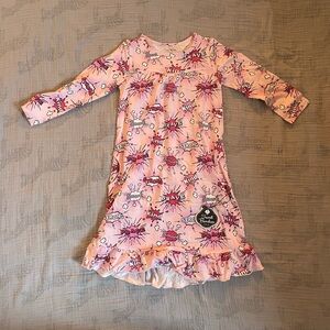 Boho Dress Hero Pink Sweet Bamboo 3T